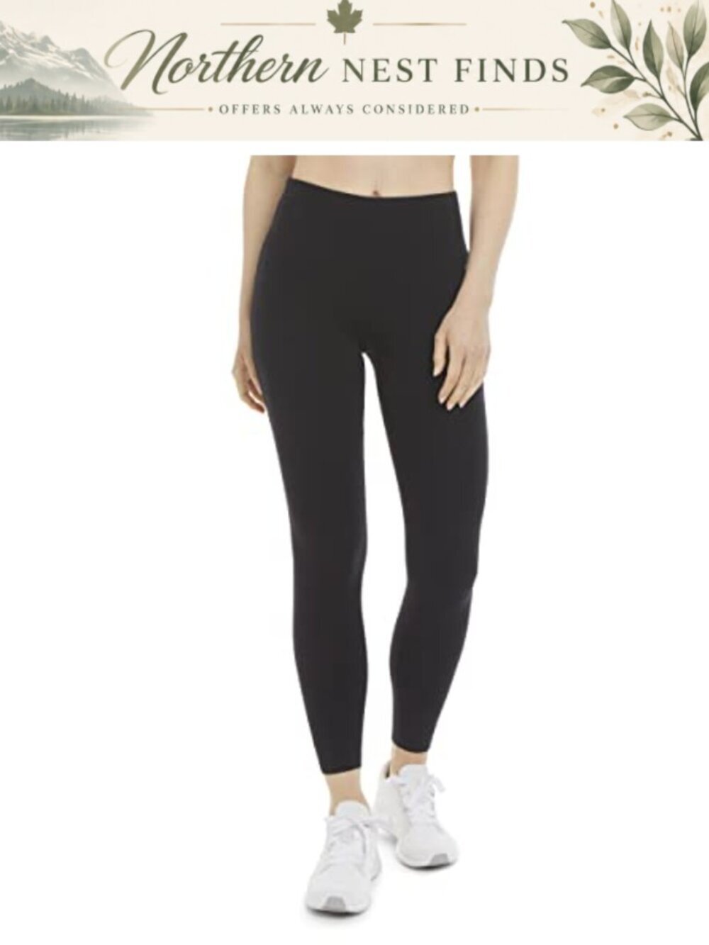 Womens Cotton Stretch High Waist Ankle Leggings Yoga Workout